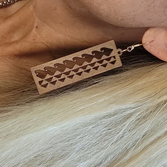 Ear Envy Jewelry - Geometric Wooden Earrings